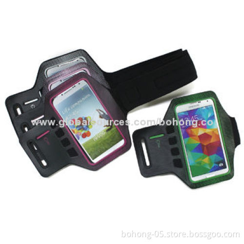 Armbands for Samsung Galaxy S5, Sports Case, 500 Pieces/Color MOQ